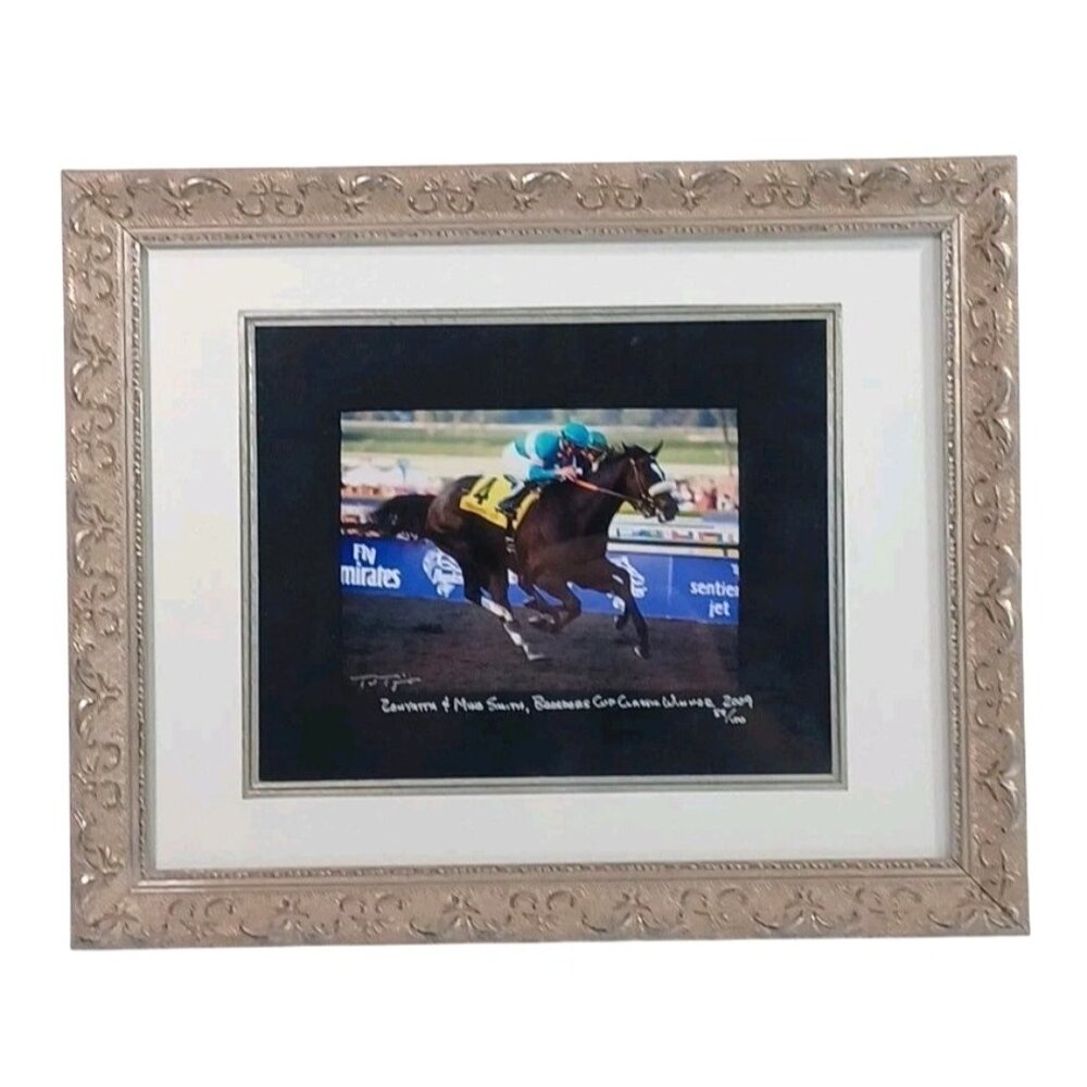 Zenyatta & Mike Smith Breeders Cup Winner 2009 Signed Limited Ed Photo 59/100